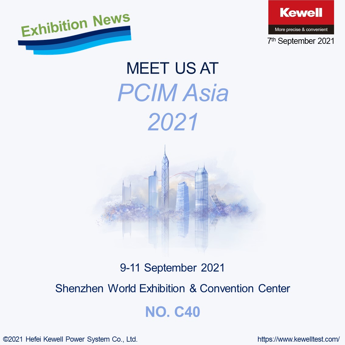 Exhibition News PCIM Asia 2021 Kewell Exhibition News PCIM Asia 2021 Kewell
